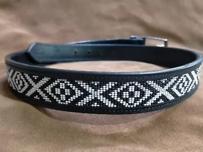 Brand New Premium Quality Beaded Leather Belt • $54.99