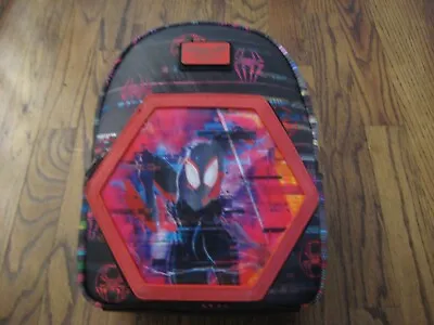 Loungefly Marvel SpiderMan Across The Spider-Verse Mini Backpack Lenticular Glow • $79.99