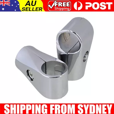 2/4/6PCS Aluminum 32mm Dia Drying Round Tube Rack Pipe Joint Fittings Connector • $28.99