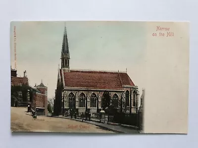 School Chapel Harrow On The Hill Old Postcard Pre 1919 • £3