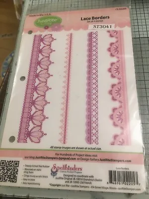 Spellbinders Lace Borders  Stamp Set RefST3041 • £5.99