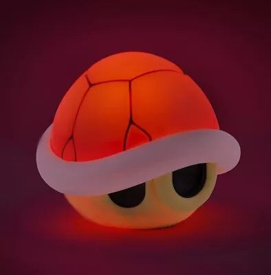 Nintendo Super Mario Kart Red Shell Light With Sound Lamp Night Decor Official • $27.95