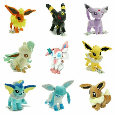 Pokemon Plush Soft Toy Evolution Of Eevee Espeon Umbreon Sylveon Plush Doll AU • $21.99