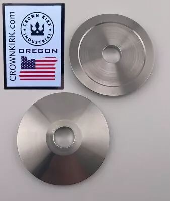 Arbor Bench Grinding Washers 2-3/8  OD X 1/2  ID - Stainless Steel CNC Machined • $18.99