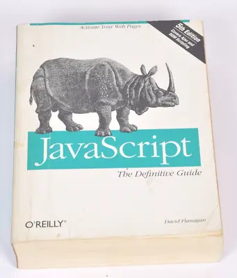 JavaScript The Definitive Guide O'Reilly 5th Edition David Flanagan • £18.99