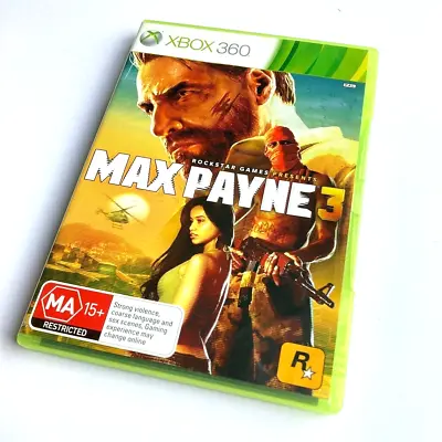 Max Payne 3 XBOX 360 - 2 Disc - Compelte With Manual. PAL • $16