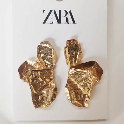 New Zara Abstract Huge Stud Earrings Statement Gift Vintage Women Party Jewelry • $9.99