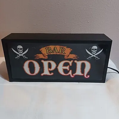 Vintage Bar Open Light Up Sign • $57.50