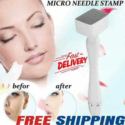 Needle Derma Roller Stamp Microneedle Skin Care Wrinkle Therapy Anti Ageing Kit~ • $14.98