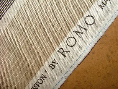 £4.99 • Buy 16 Metre Romo Fabric Pinkerton Nori Linen Blend Upholstery Cushion Curtain 