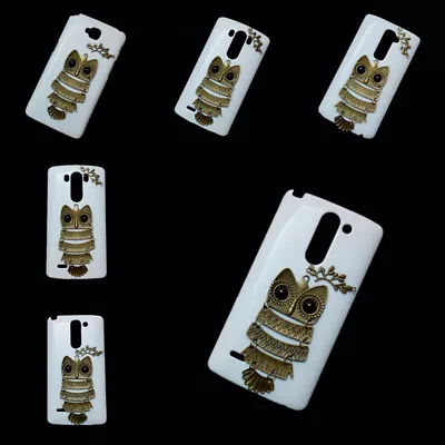 $6.97 • Buy Case For LG G3 G4 G5 G6 Q6 V10 V20 V30 V35 L9 K7 K10 3D Cute Owl Hard Back Cover