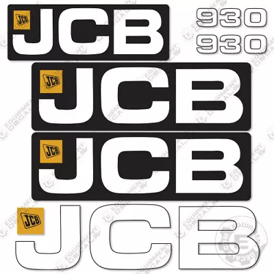 $144.95 • Buy Fits JCB 930 Decal Kit Forklift Decal Kit - 7 YEAR 3M VINYL!