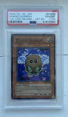 PSA 10 Winged Kuriboh 1st Edition TLM-EN005 Gem Mint Yugioh Card • £267.20