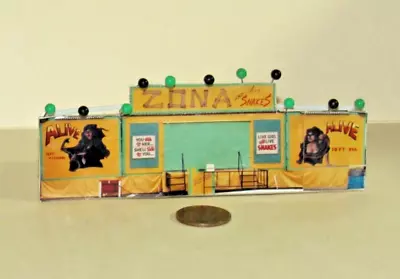 N Scale ZONA & HER SNAKES CARNIVAL PIT SHOW For Model Train Layouts & Displays • $5.50