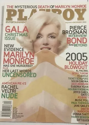 Marilyn Monroe Playboy Magazine December 2005 • $40