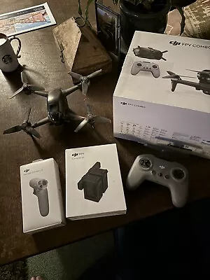 DJI FPV Drone Combo + Motion Controller + Flymore Kit BNIB No Goggles • £350