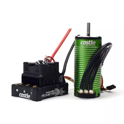 Cse010016504 1/6 Mamba Monster X 8s Esc & (1520) Sensored 1650kv Motor • $349.99