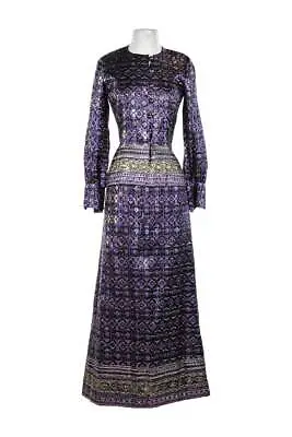 Philippe Venet Women Dresses Fit & Flare N/A Purple N/A • $753.99