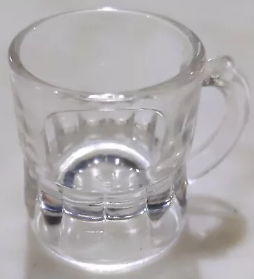 Used Unbranded Miniature Clear Beer Mug-shaped Shot Glass Holds 2 Ounces • $8.75