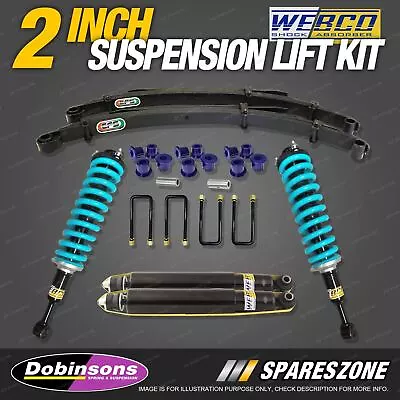 2  Pre Assembled Lift Kit Shock Dobinsons Coil EFS Leaf For Ford Ranger PX 18-on • $1360