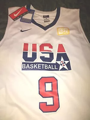 New Nike Michael Jordan White USA Basketball Jersey With Tag • $150