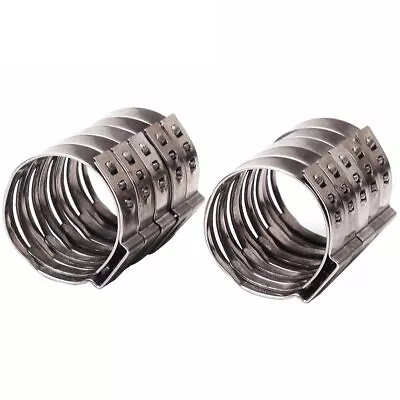 100Pcs 1/2  PEX Stainless Steel Ear Clamp Cinch Rings Crimp Pinch Fitting • $14.99