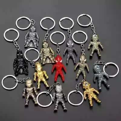 Keyring Pendants Groot Spiderman Batman Captain America  Avengers  Bag  Charm • £3.49