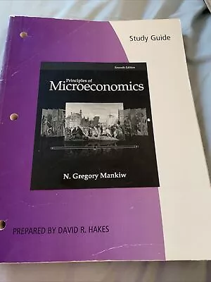 Study Guide For Mankiw's Principles Of Microeconomics 7th Mankiw N. Gregory  • $15