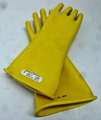NEW!! MARIGOLD Yellow Electrical Gloves 1 Class Size 9 CLASS 1 Y 14 • $45