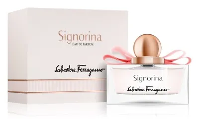 SALVATORE FERRAGAMO SIGNORINA 50ML EDP Ladies - Brand New In A Sealed Box • £32