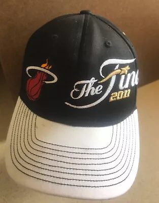 2011 NBA The Finals Miami Heat Adidas Climalite Embroidered Hat Cap One Sz (7) • $9.99