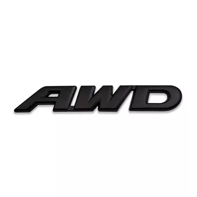 $6.99 • Buy Black Metal AWD Logo Emblem 3D All-Wheel Drive Bagde Car Sticker Off-Road Decal
