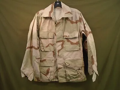 US Military 3 Color Desert Camouflage DCU Coat Twill X-Small Short 1991 101-I • $24.95