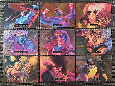 1994 Marvel Masterpieces - POWER BLAST - Complete Set Of 9 • $39.99