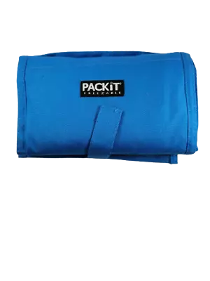 $11.99 • Buy PackIt Freezable Insulated Folding Lunchbag Lunch Box Thermos Blue Parents