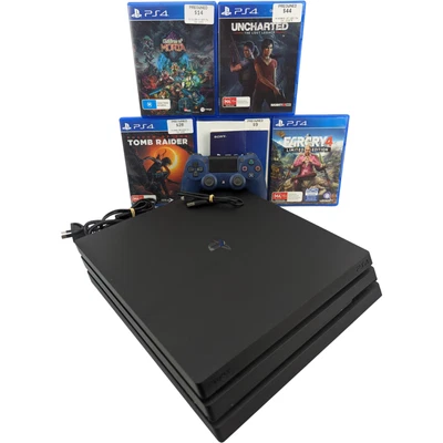 $369.99 • Buy Sony PlayStation 4 PS4 Pro 1TB Console Bundle With 5 Games