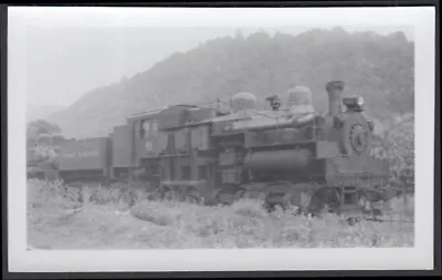 Western Maryland RR Steam Locomotive Photo Shay #6 Ridgley WV 1953 • $7.49