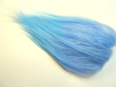 Troll Doll Wig DAM Replacement Hair Icelandic Mohair 2-1/2 X 3  Light Blue Aqua • $13.99