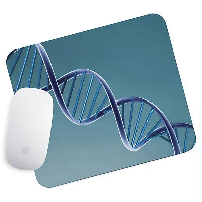 UK Seller Anti-Slip Gamimg Mouse Pad Mat PC Laptop  Blue DNA Teal 3D Science • £5.99