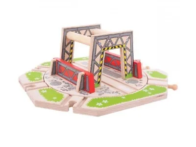 £22.99 • Buy LARGE TURNTABLE  For  Wooden Train Track Set ( Fits Brio Thomas ) NEW BOXED