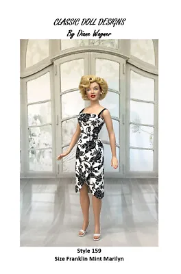 SEWING PATTERN-Style 159 Film Inspired Dress Franklin Mint Marilyn Monroe • $11.99