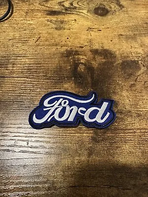 New Vintage Replica Ford Motor Car Automotive Patch Embroidered Iron-On Patch • $5