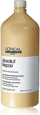 L'Oreal Serie Expert Absolut Repair Shampoo Gold Quinoa 1500ML UK SELLER • £34.98