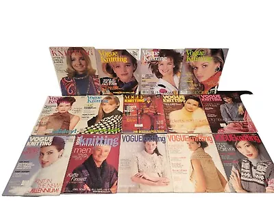 Vintage Vogue Knitting Magazines Lot Of 14 Issues 1969-2009/2010 • $48.99