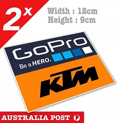 KTM Racing GoPro Logo Stickers • $7.80