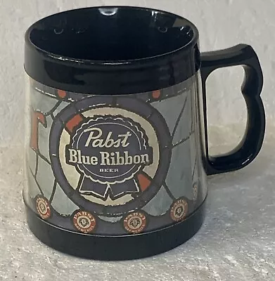 Vintage Thermo-Serv Pabst Blu Ribbon PBR Beer Insulated Coffee Mug 10oz • $5.99