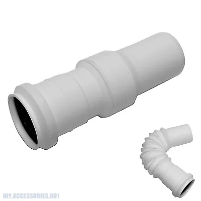 £5.62 • Buy 40 Mm Flexible Pipe CONNECTOR Push Fit Waste Water Soil Coupler Elbow Coupler
