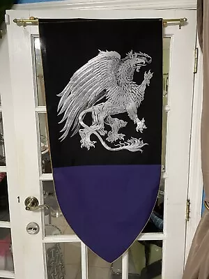 Vintage Medieval Griffin Banner Flag Rare • $59.99