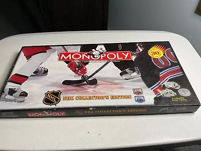 Monopoly NHL Collectors Edition Board Game Hockey Vintage 1999 99% Complete • $16.99