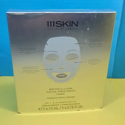 111Skin Bio Cellulose Facial Treatment Set Of 5 Sheet Masks - BRAND NEW IN BOX  • $32.99